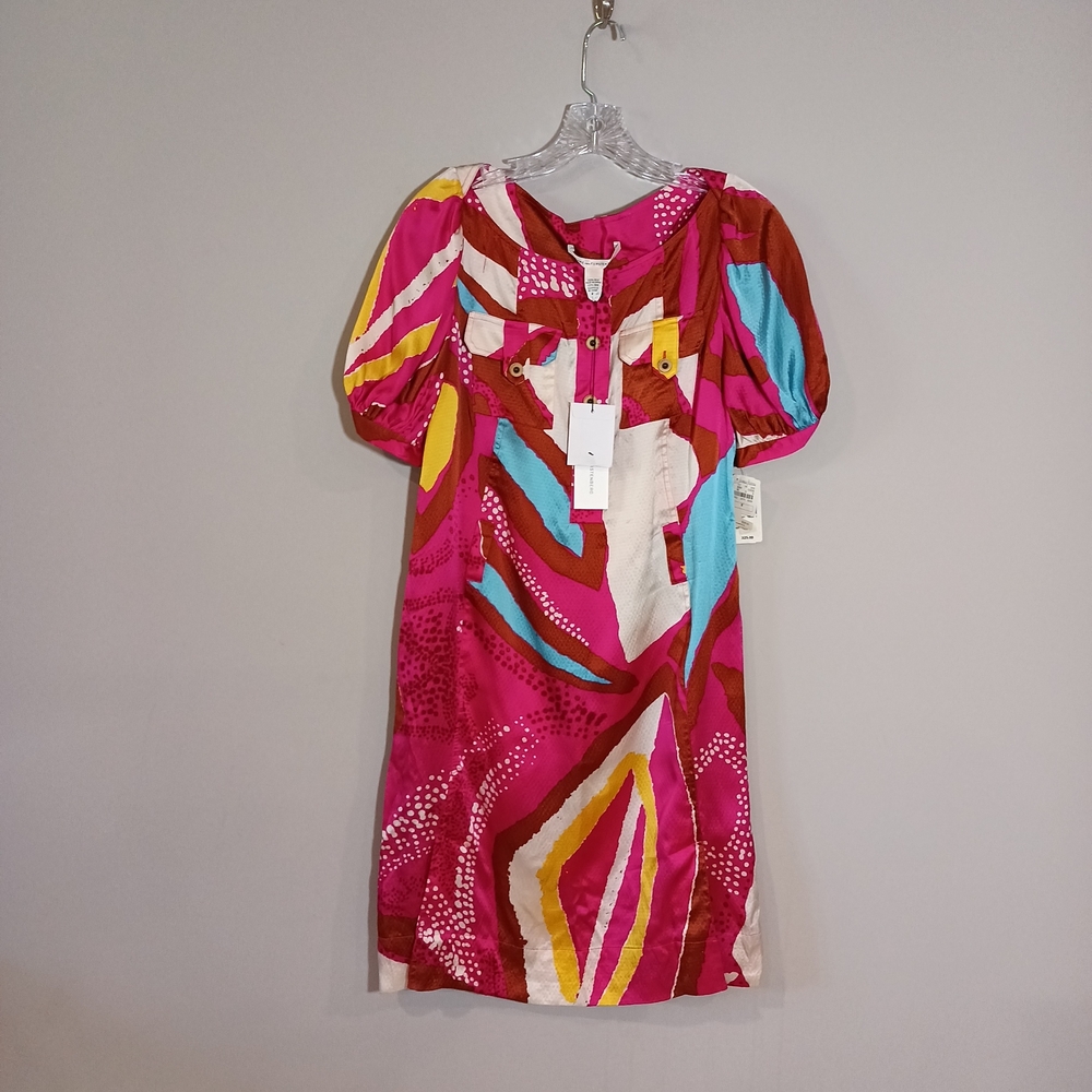 Diane Von Furstenberg DvF Margot vintage 100 % silk dress Neiman Marcus Size 6